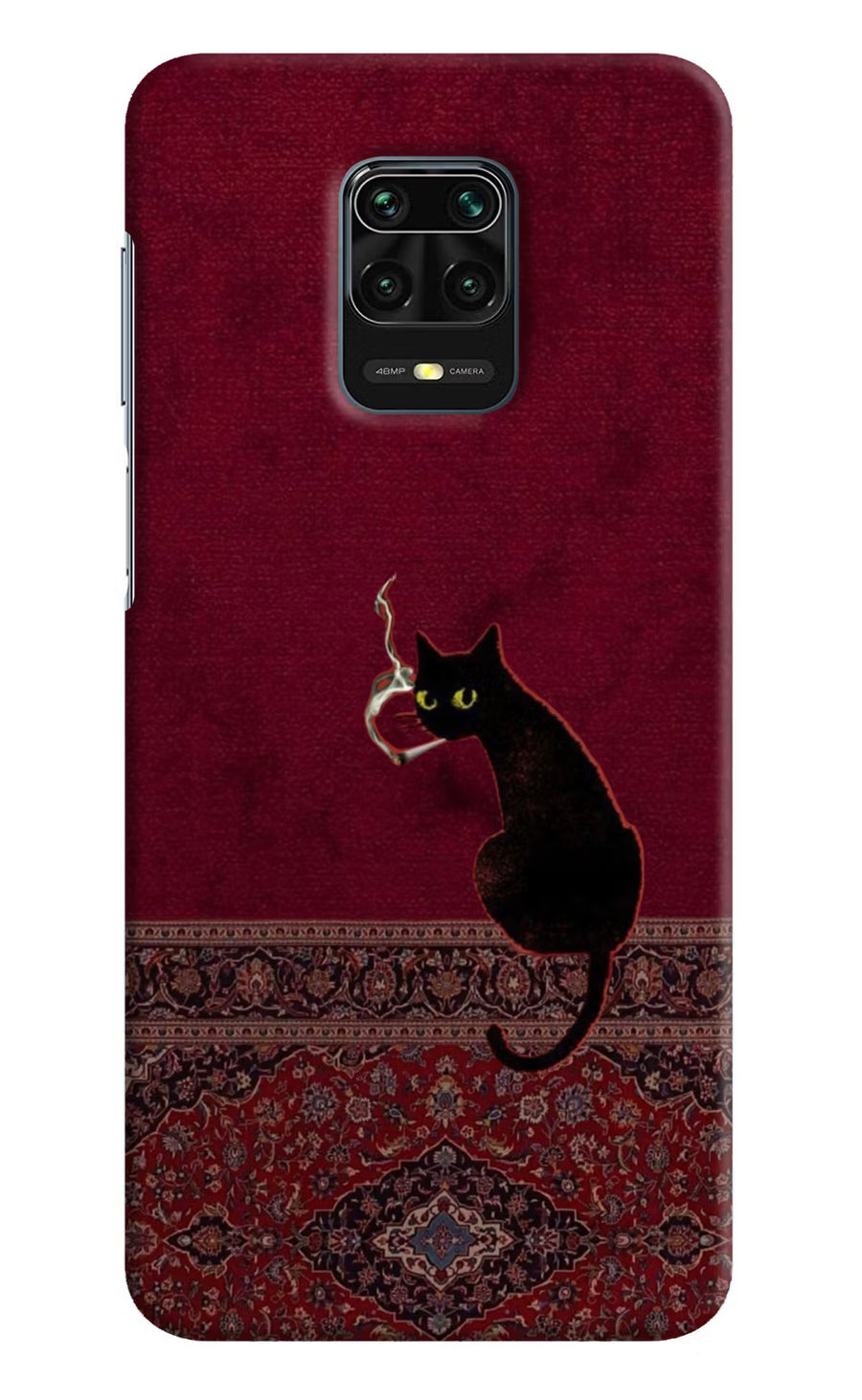 Midnight Cat Redmi Note 9 Pro/Pro Max Back Cover, Hard case