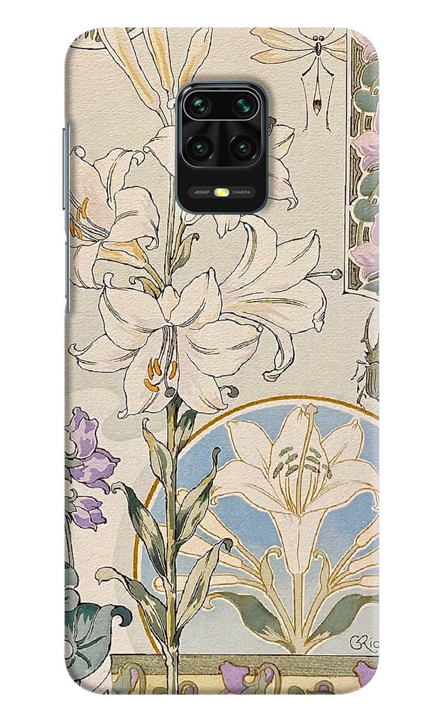 White Lily Redmi Note 9 Pro/Pro Max Hard Case Back Cover by Casekaro