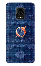 Koi Blue Redmi Note 9 Pro/Pro Max Hard Case Back Cover by Casekaro