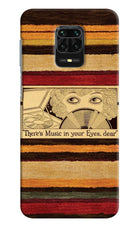 Vinyl Stripes Redmi Note 9 Pro/Pro Max Hard Case Back Cover by Casekaro