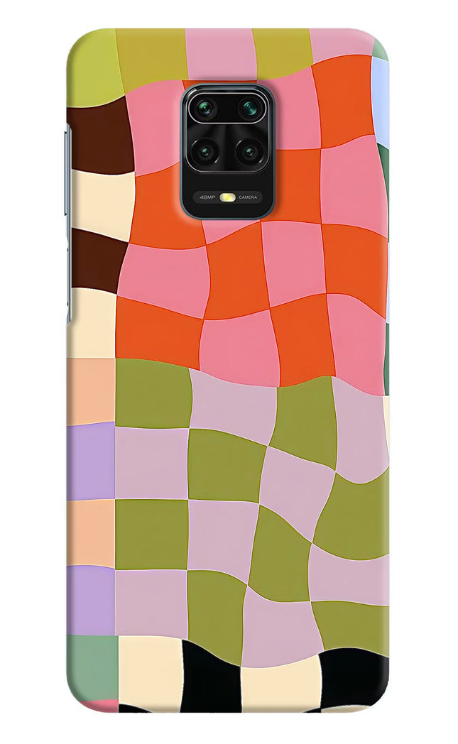 Wavy Grid Redmi Note 9 Pro/Pro Max Hard Case Back Cover by Casekaro