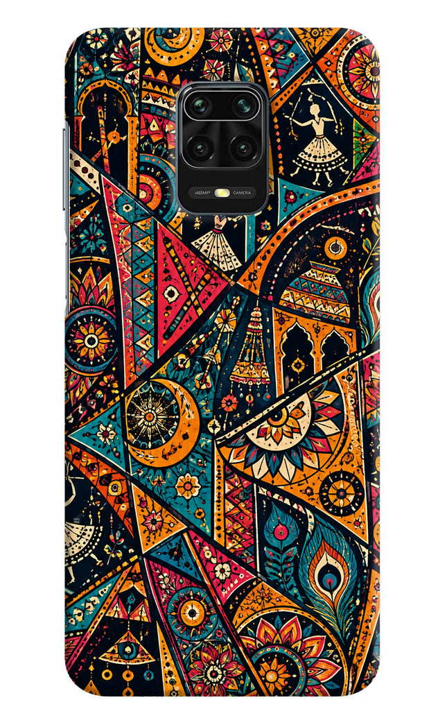 Folk Print Redmi Note 9 Pro/Pro Max Hard Case Back Cover by Casekaro