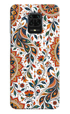 White Mayura Redmi Note 9 Pro/Pro Max Back Cover