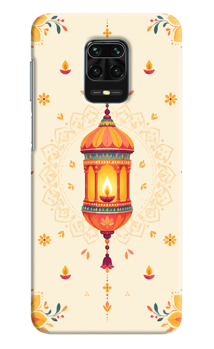 Golden Lantern Redmi Note 9 Pro/Pro Max Back Cover, Hard case
