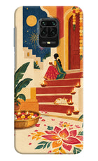 Diwali Rangoli Redmi Note 9 Pro/Pro Max Hard Case Back Cover by Casekaro