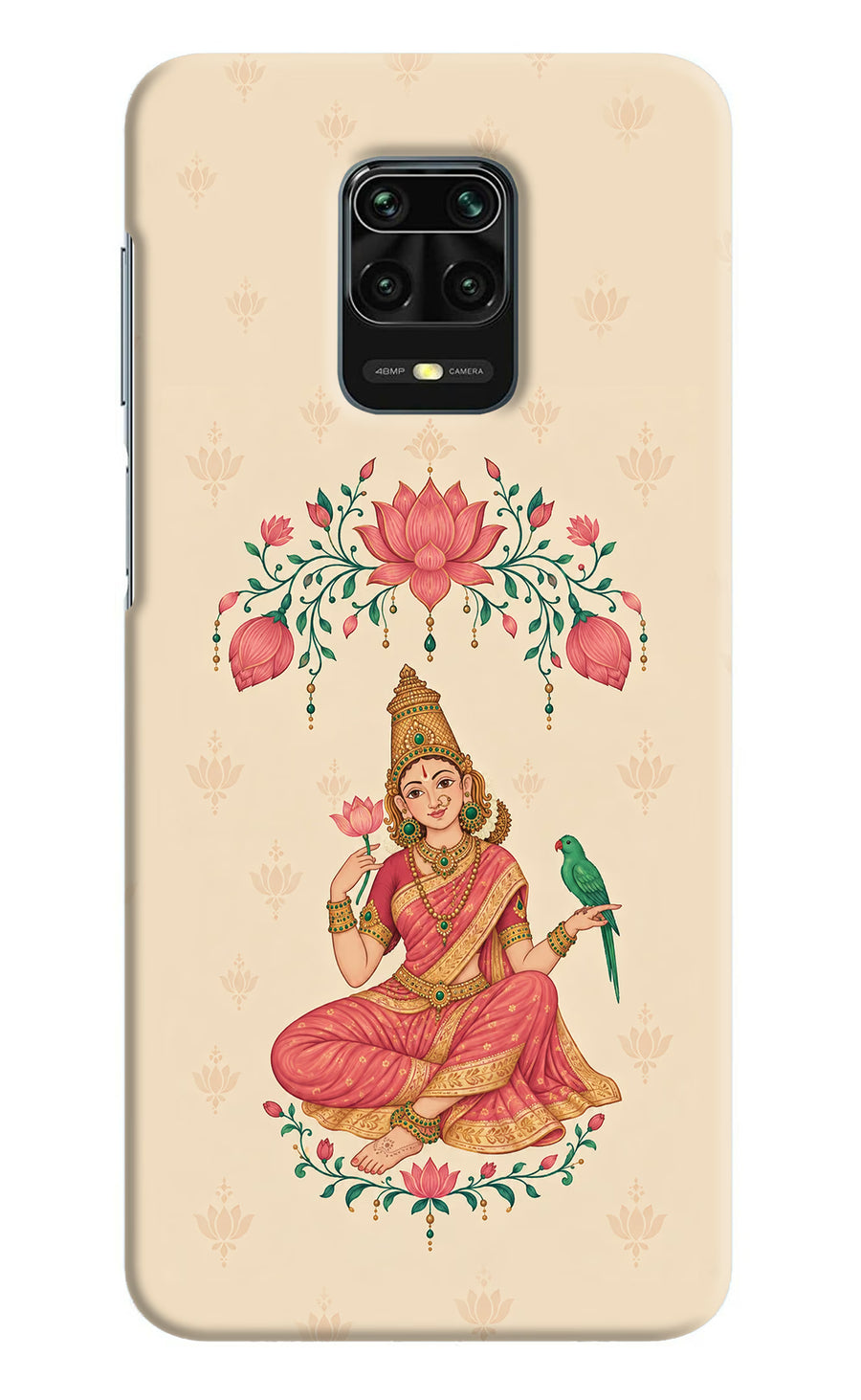 Goddess Lakshmi Redmi Note 9 Pro/Pro Max Back Cover, Hard case