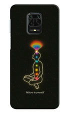 Believe in yourself Redmi Note 9 Pro/Pro Max Hard Case Back Cover by Casekaro