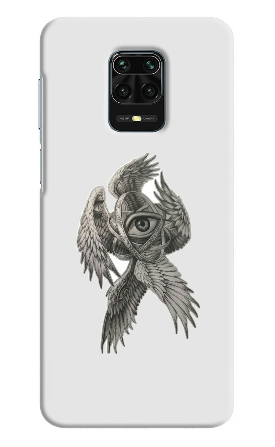 Accurate Angel Redmi Note 9 Pro/Pro Max Back Cover, Hard case