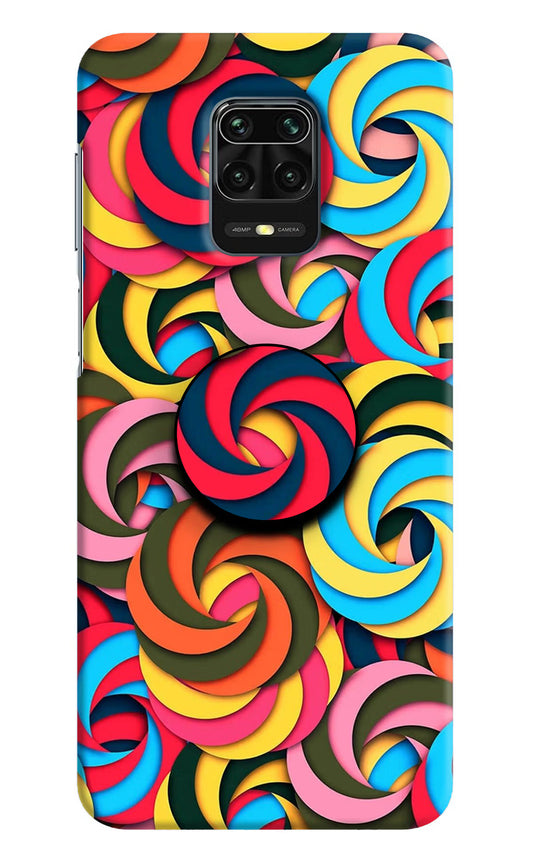 Spiral Pattern Redmi Note 9 Pro/Pro Max Pop Case by Casekaro