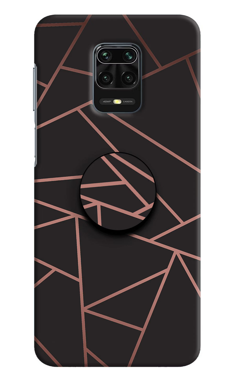 Geometric Pattern Redmi Note 9 Pro/Pro Max Pop Case, Hard case