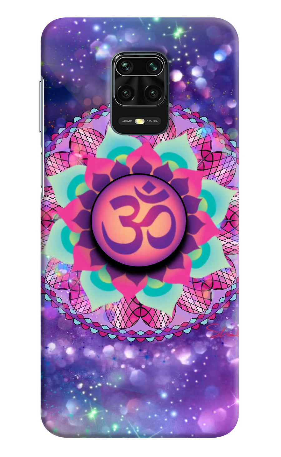 Om Purple Redmi Note 9 Pro/Pro Max Pop Case, Hard case