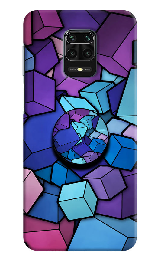 Cubic Abstract Redmi Note 9 Pro/Pro Max Pop Case by Casekaro