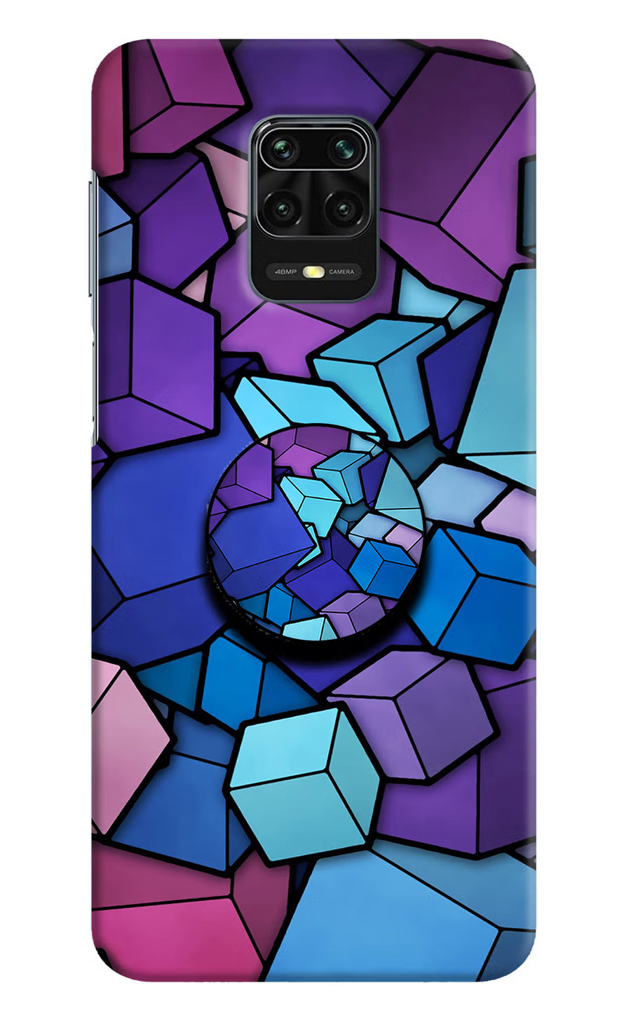Cubic Abstract Redmi Note 9 Pro/Pro Max Pop Case, Hard case