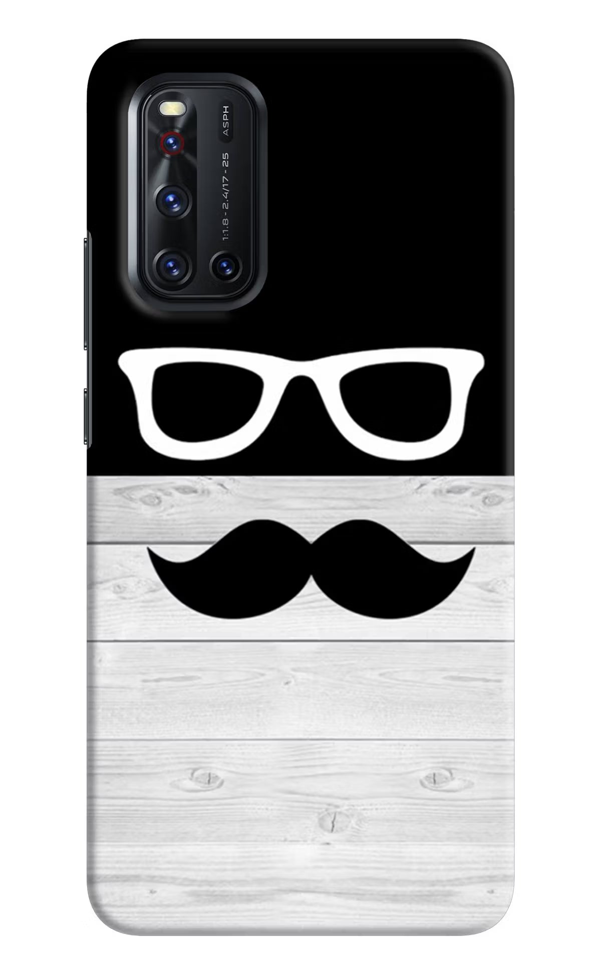 Mustache Vivo V19 Hard Case Back Cover by Casekaro