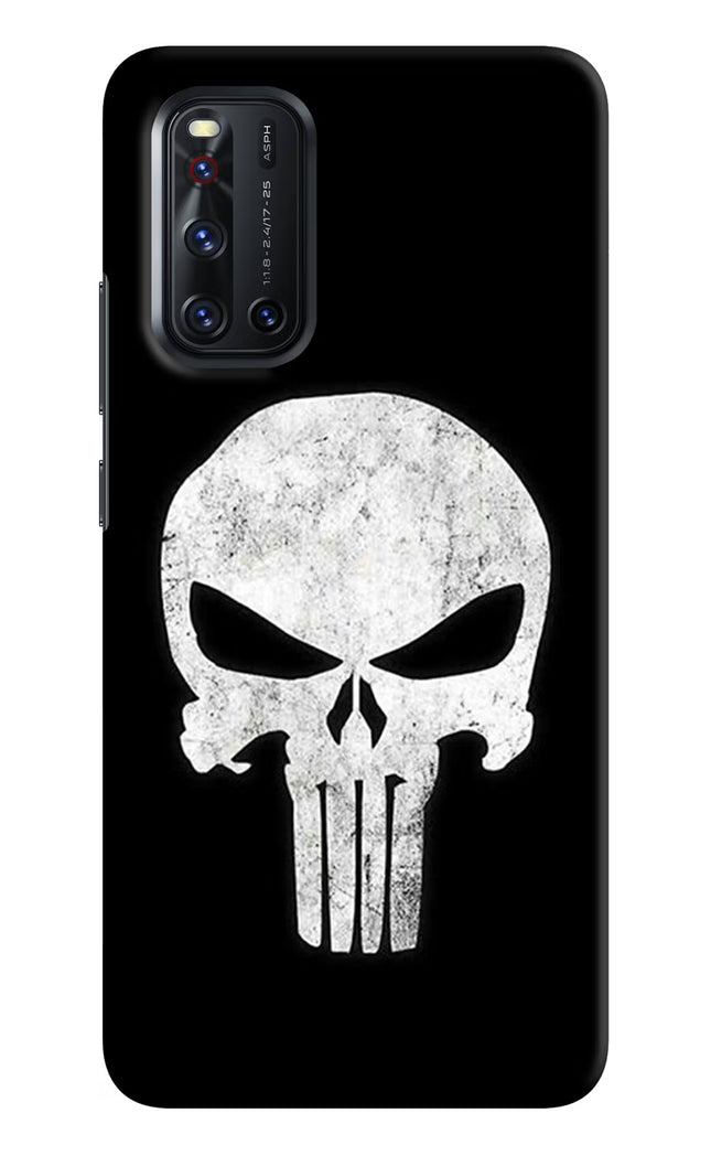 Punisher Skull Vivo V19 Hard Case Back Cover by Casekaro