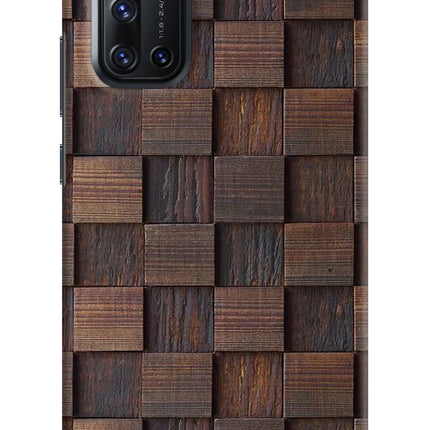 Wooden Cube Design Vivo V19 Hard Case Back Cover by Casekaro