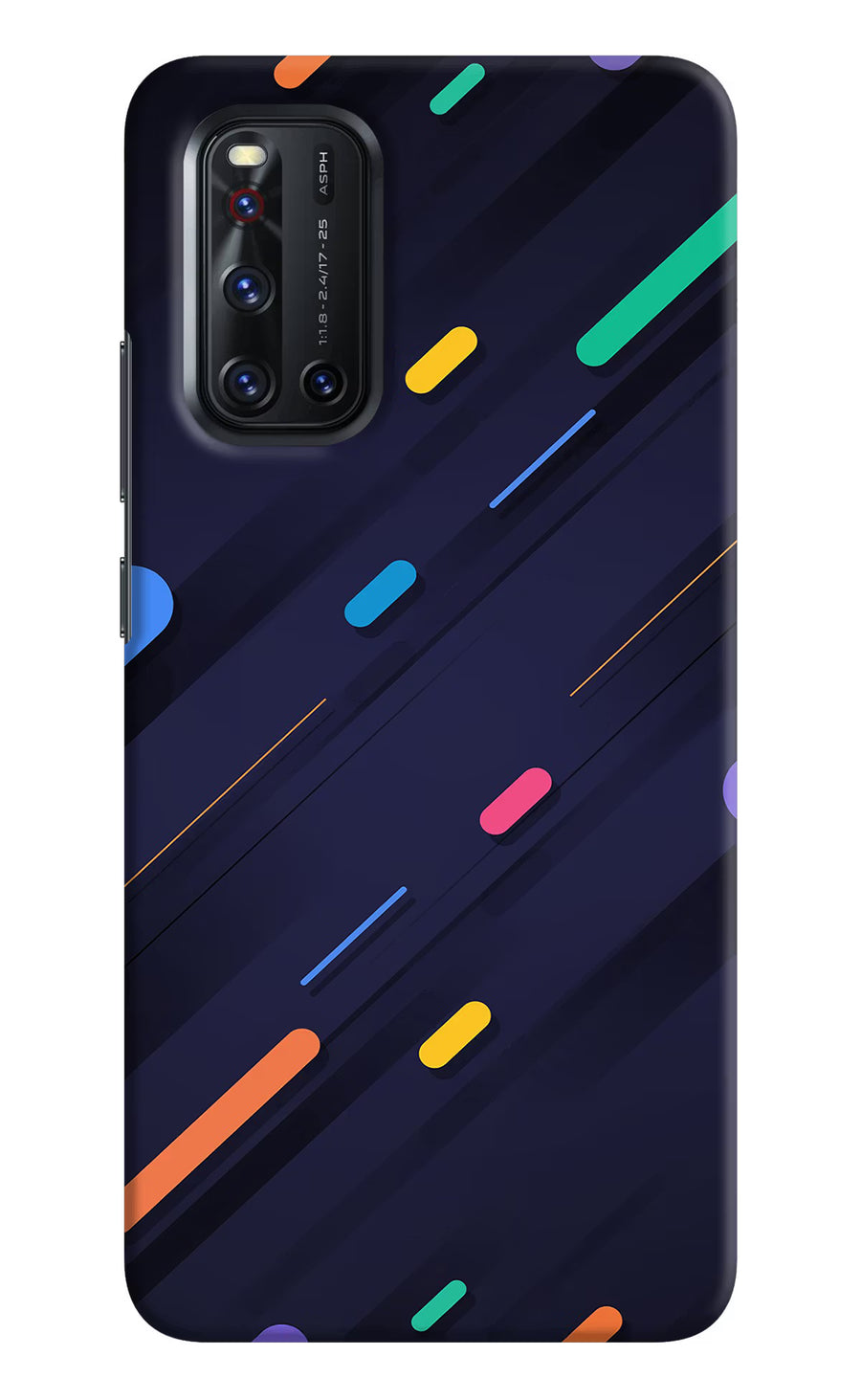 Abstract Design Vivo V19 Back Cover, Hard case
