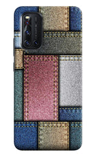 Multicolor Jeans Vivo V19 Hard Case Back Cover by Casekaro