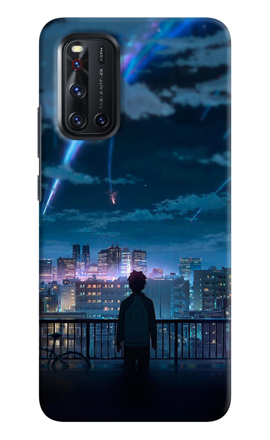Anime Vivo V19 Back Cover, Hard case