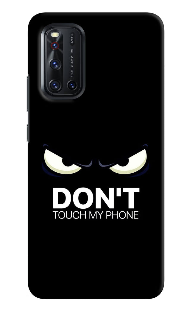 Don'T Touch My Phone Vivo V19 Hard Case Back Cover by Casekaro