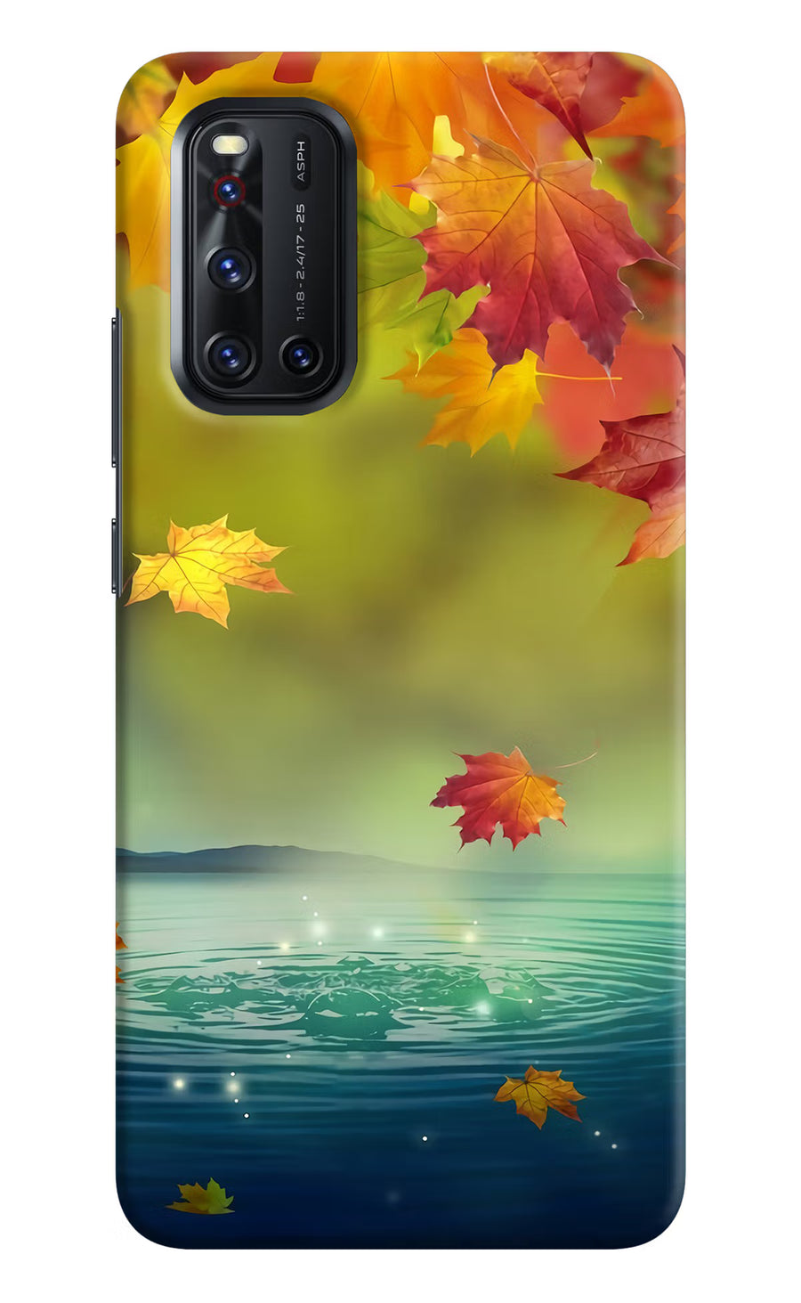 Flowers Vivo V19 Back Cover, Hard case