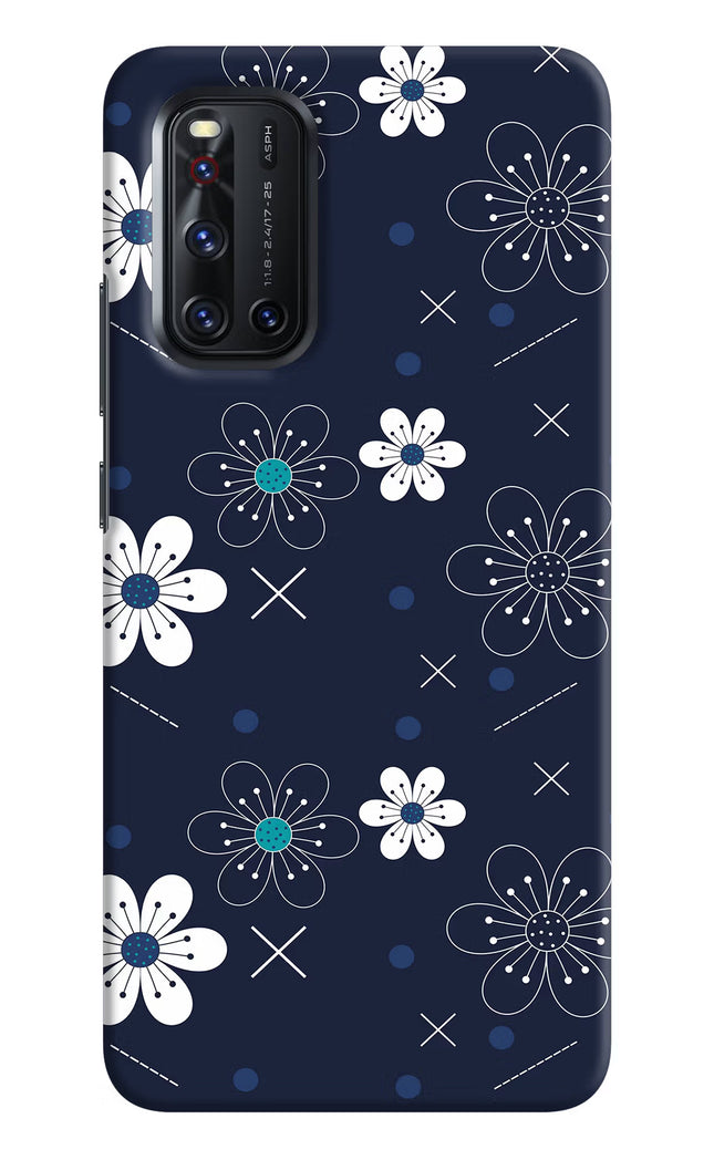 Flowers Vivo V19 Hard Case Back Cover by Casekaro