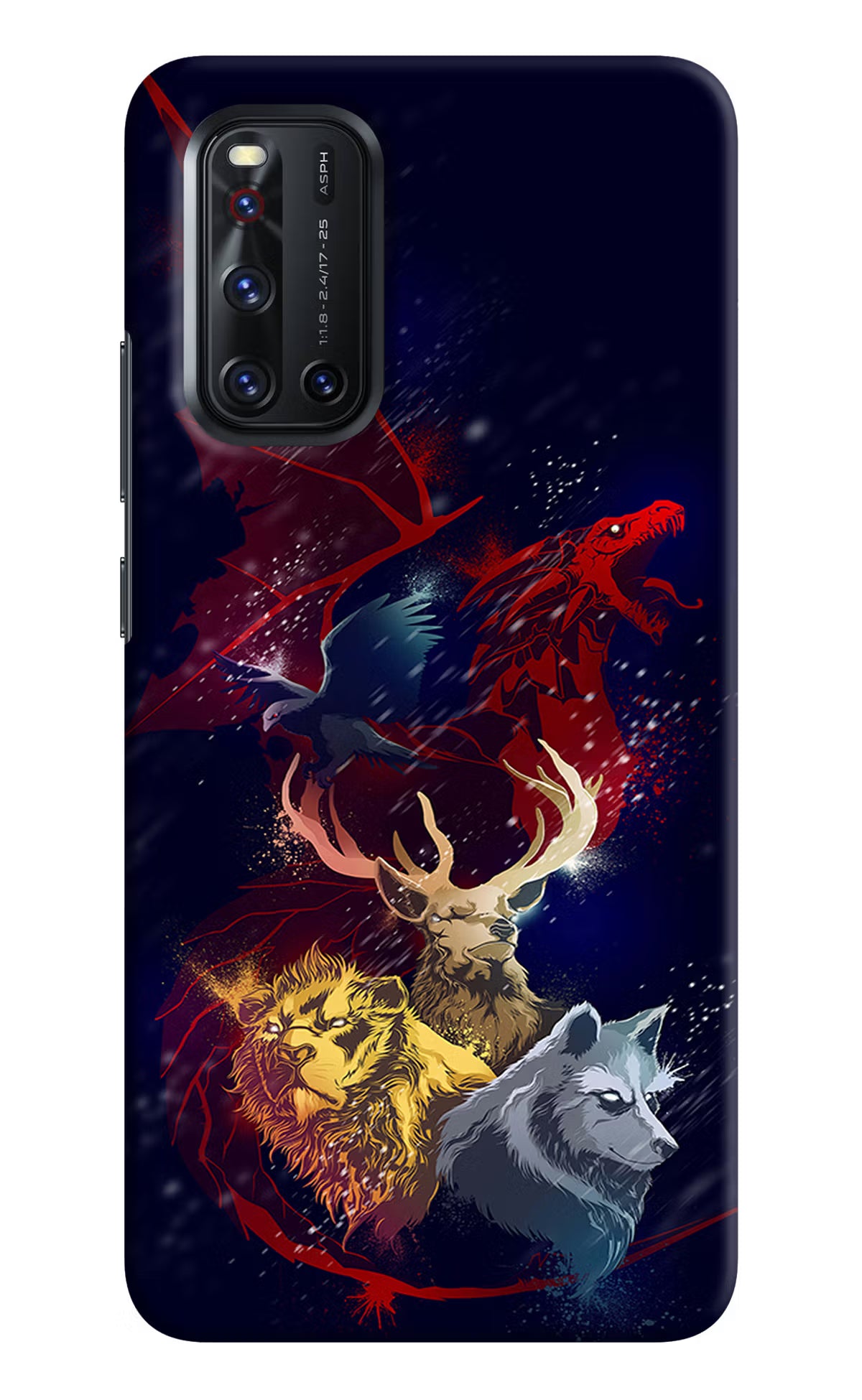 Game Of Thrones Vivo V19 Hard Case Back Cover by Casekaro