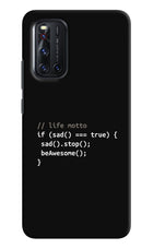Life Motto Code Vivo V19 Hard Case Back Cover by Casekaro