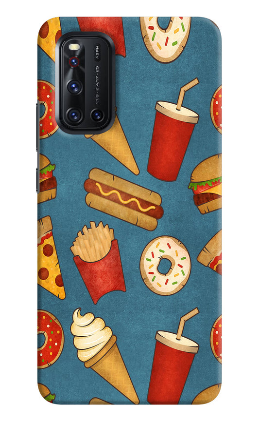 Foodie Vivo V19 Hard Case Back Cover by Casekaro