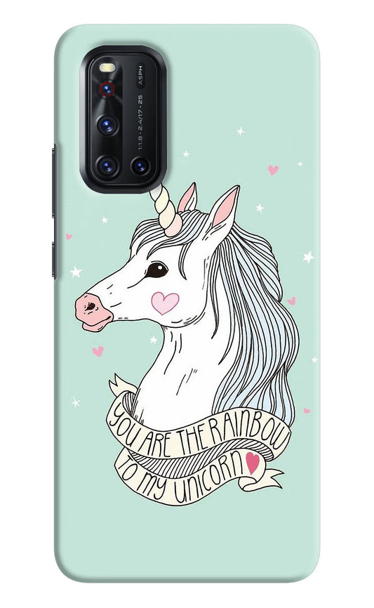Unicorn Wallpaper Vivo V19 Hard Case Back Cover by Casekaro