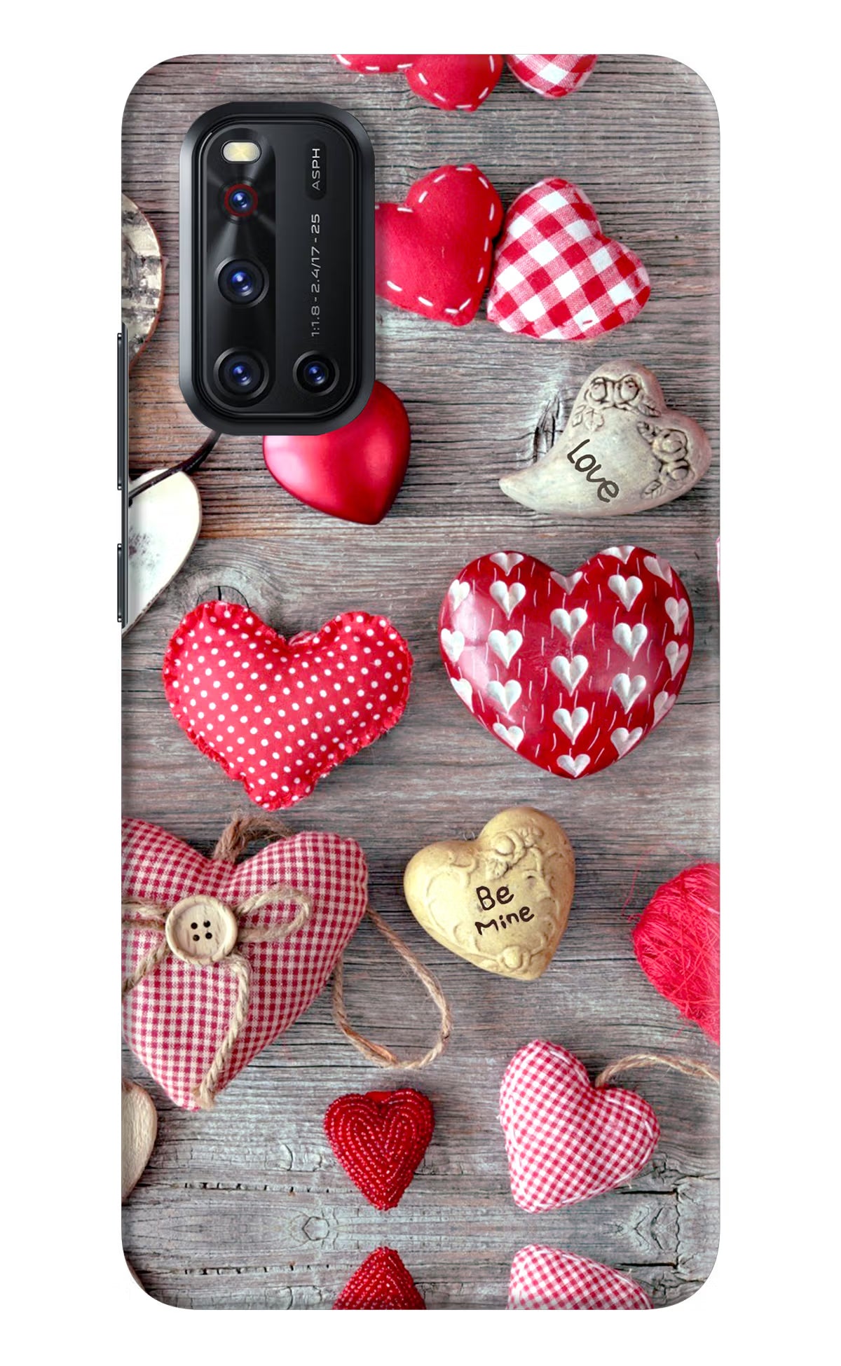 Love Wallpaper Vivo V19 Hard Case Back Cover by Casekaro
