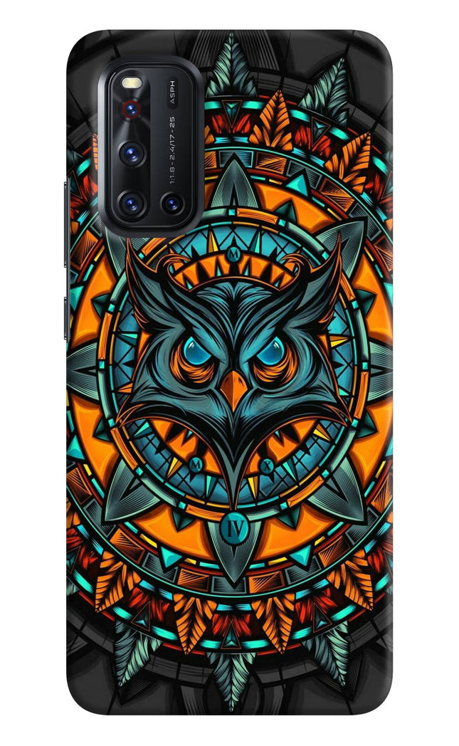 Angry Owl Art Vivo V19 Hard Case Back Cover by Casekaro