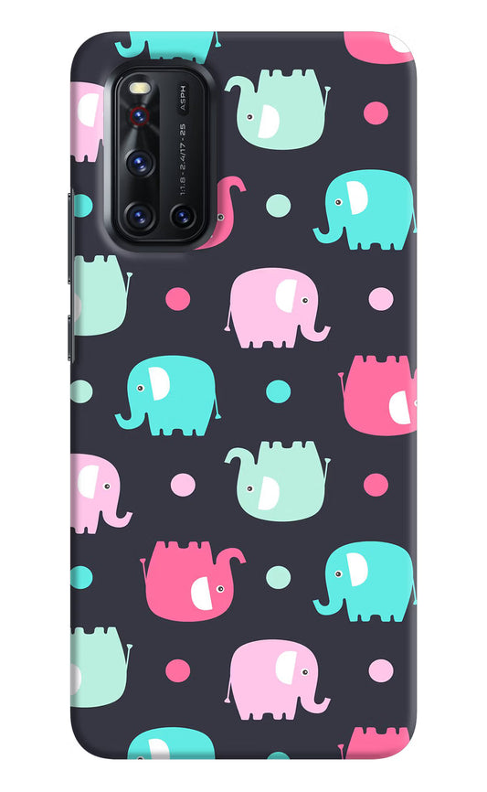 Elephants Vivo V19 Hard Case Back Cover by Casekaro