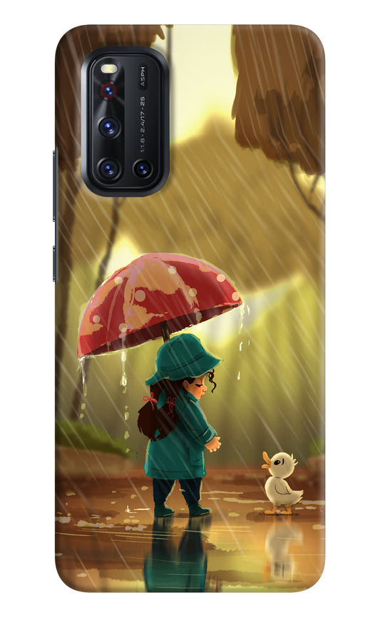 Rainy Day Vivo V19 Hard Case Back Cover by Casekaro