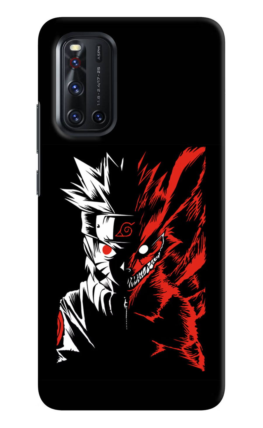 Naruto Two Face Vivo V19 Back Cover, Hard case