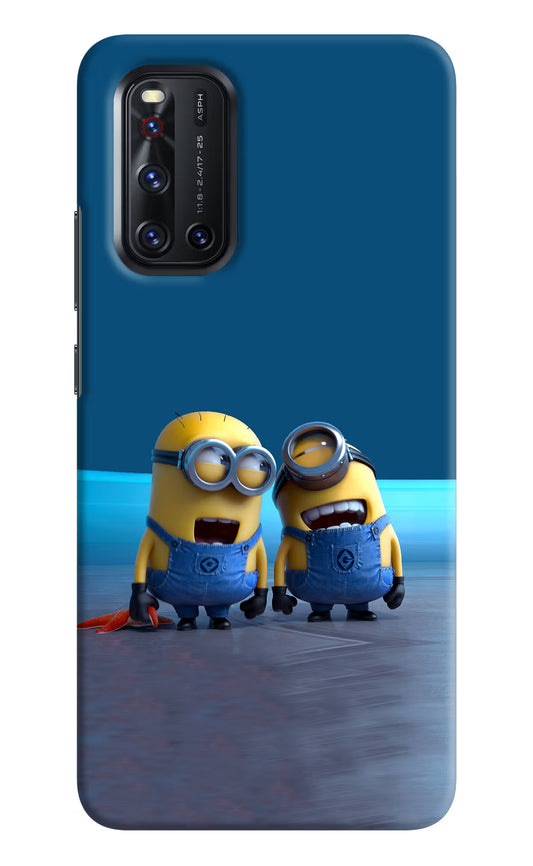 Minion Laughing Vivo V19 Hard Case Back Cover by Casekaro