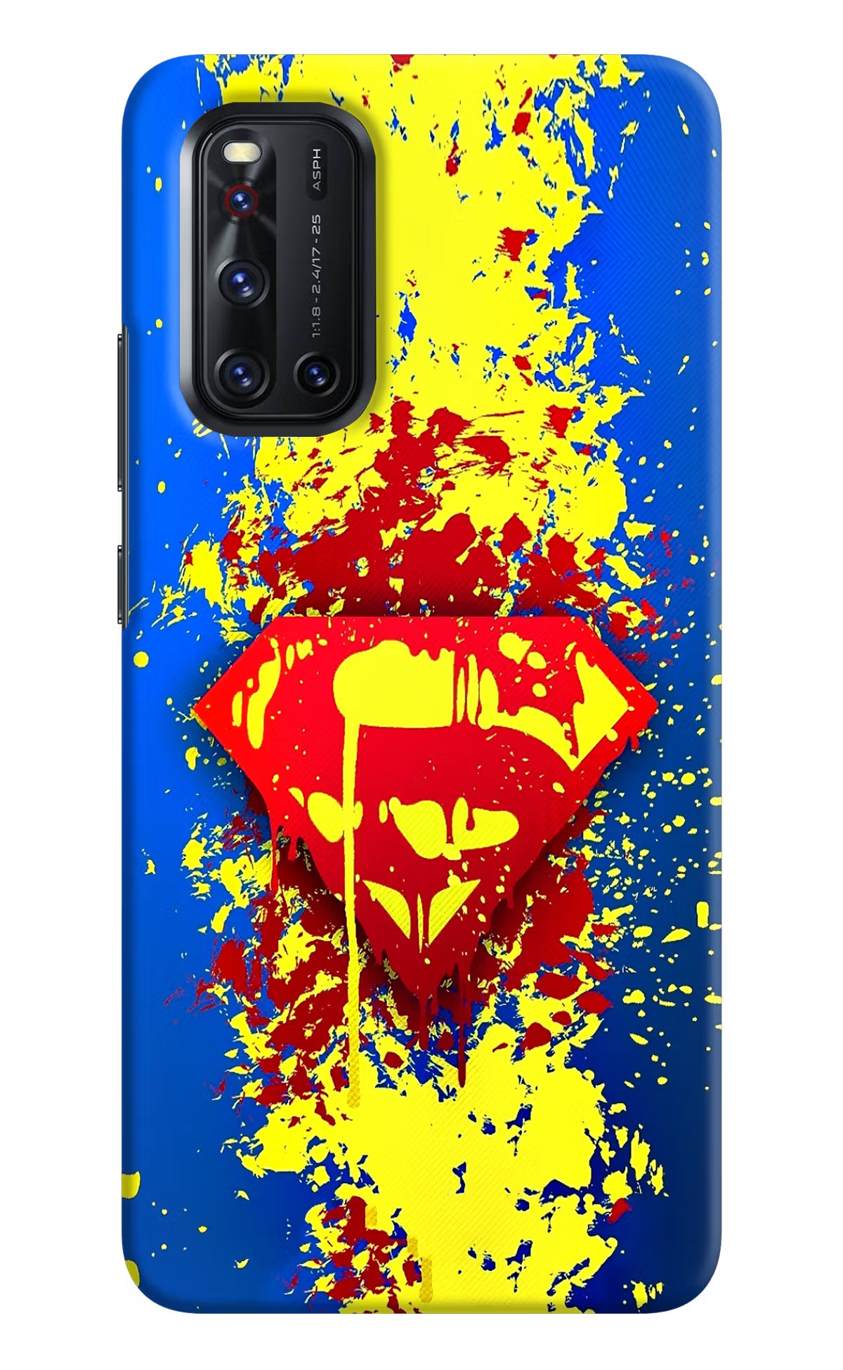 Superman logo Vivo V19 Hard Case Back Cover by Casekaro