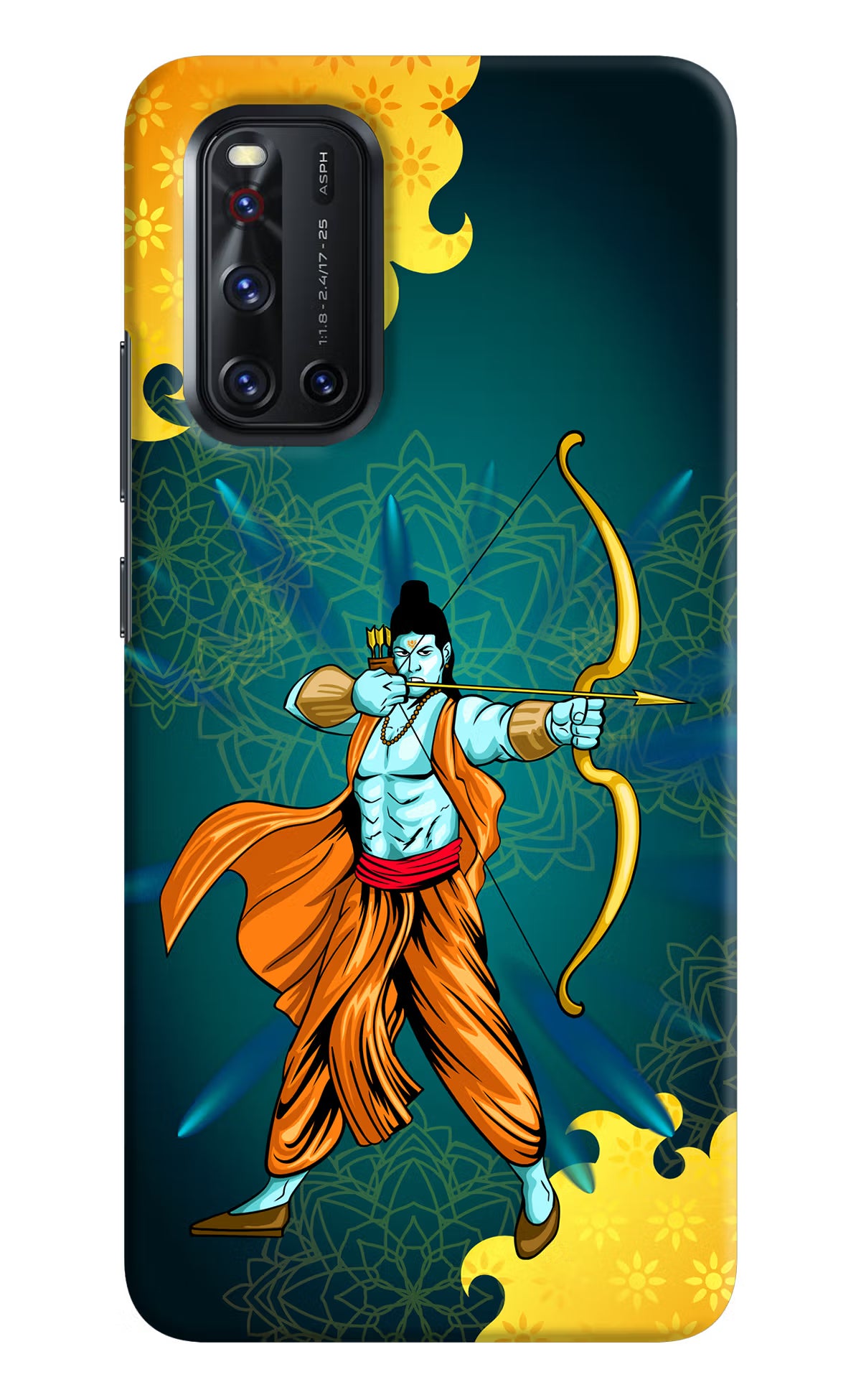 Lord Ram - 6 Vivo V19 Hard Case Back Cover by Casekaro