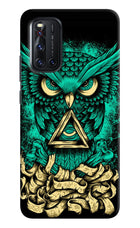 Green Owl Vivo V19 Hard Case Back Cover by Casekaro