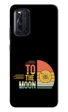 To the Moon Vivo V19 Hard Case Back Cover by Casekaro