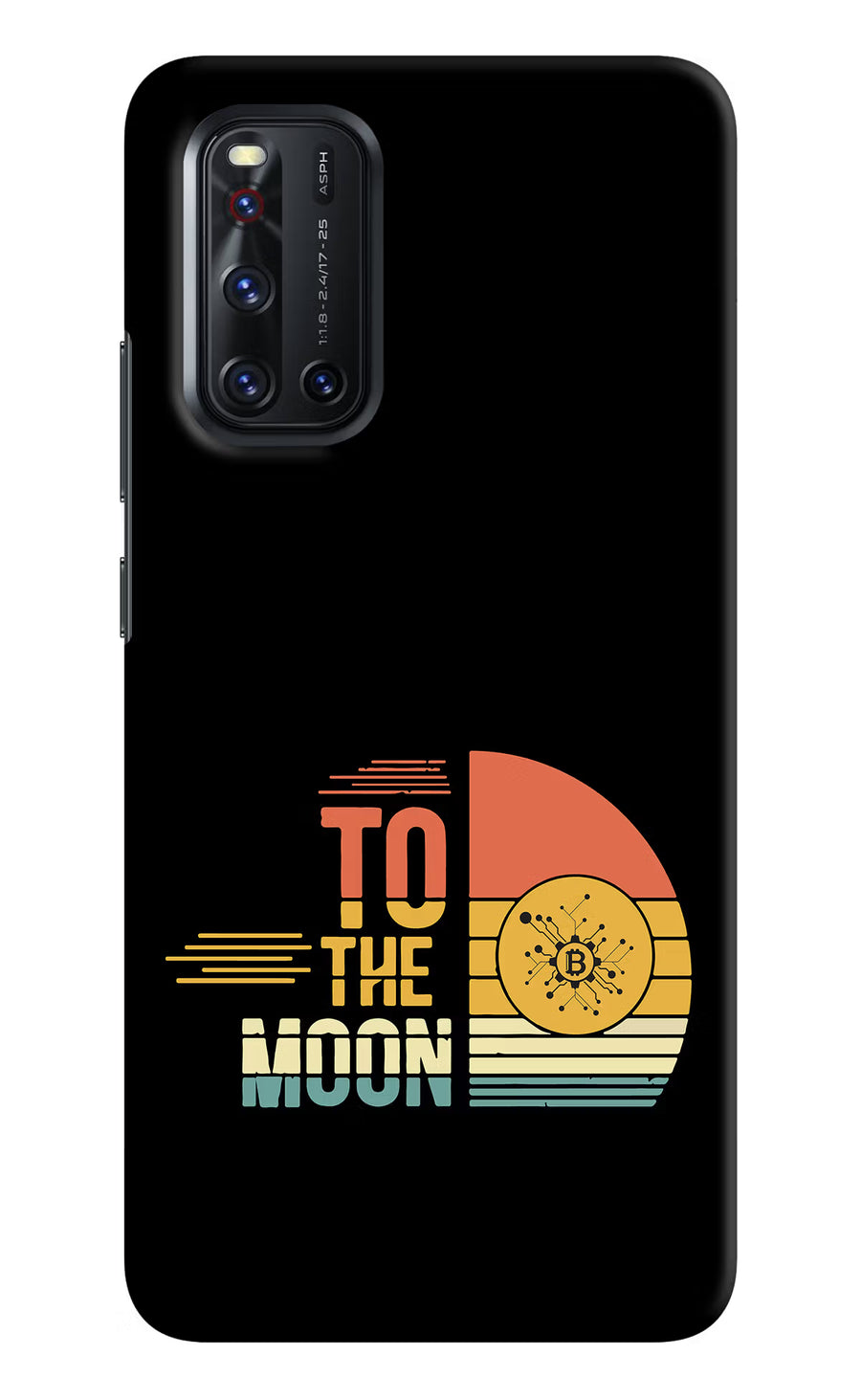 To the Moon Vivo V19 Back Cover, Hard case
