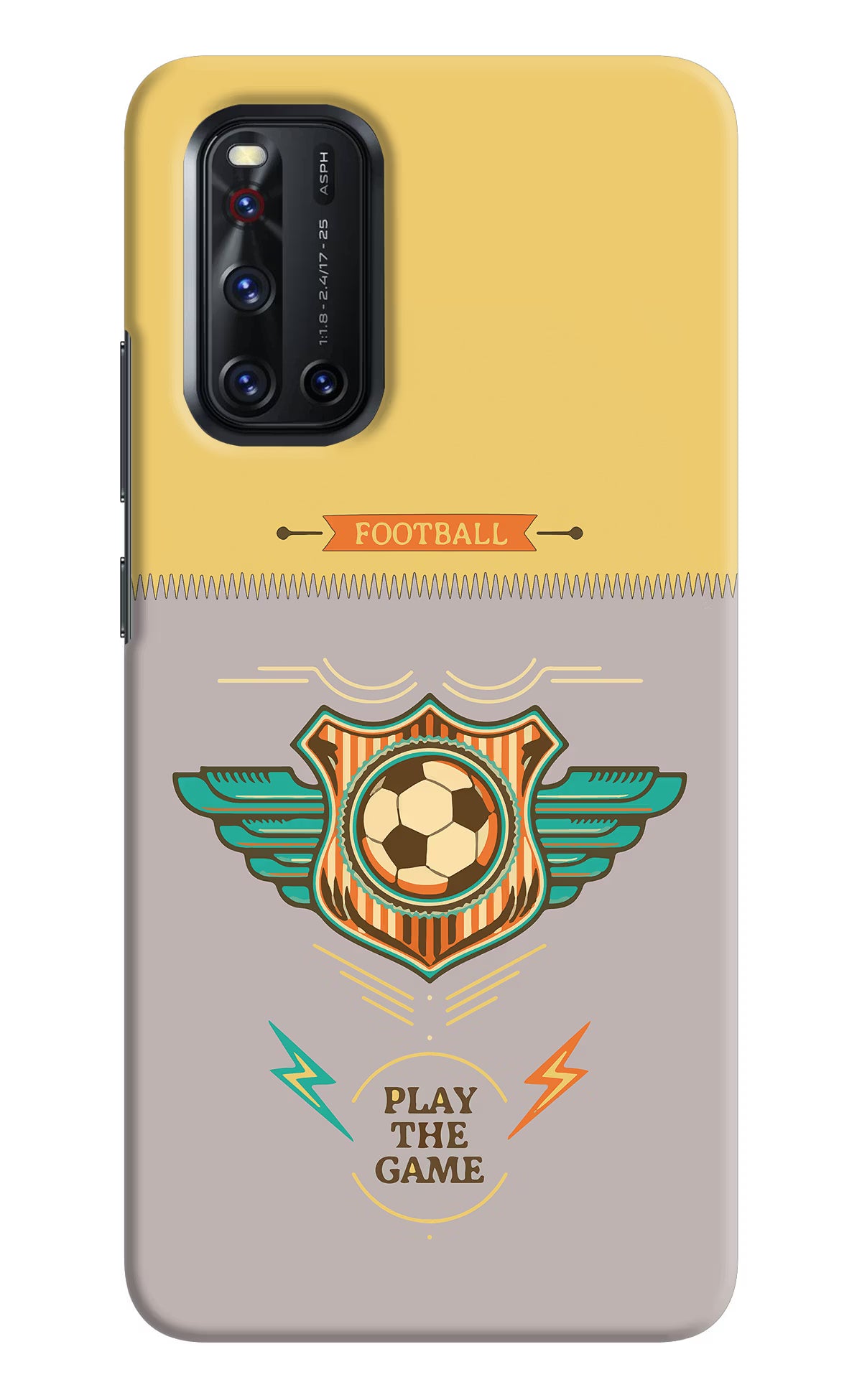Football Vivo V19 Hard Case Back Cover by Casekaro