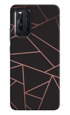 Geometric Pattern Vivo V19 Hard Case Back Cover by Casekaro