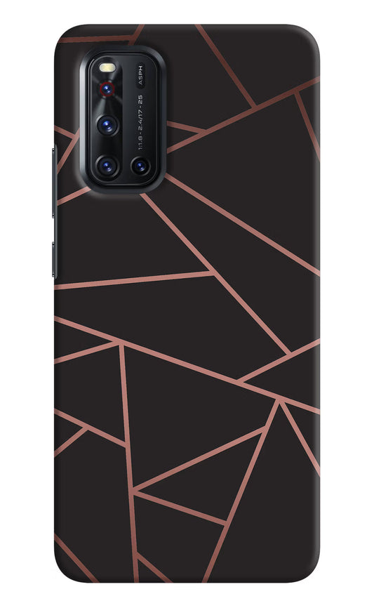 Geometric Pattern Vivo V19 Hard Case Back Cover by Casekaro
