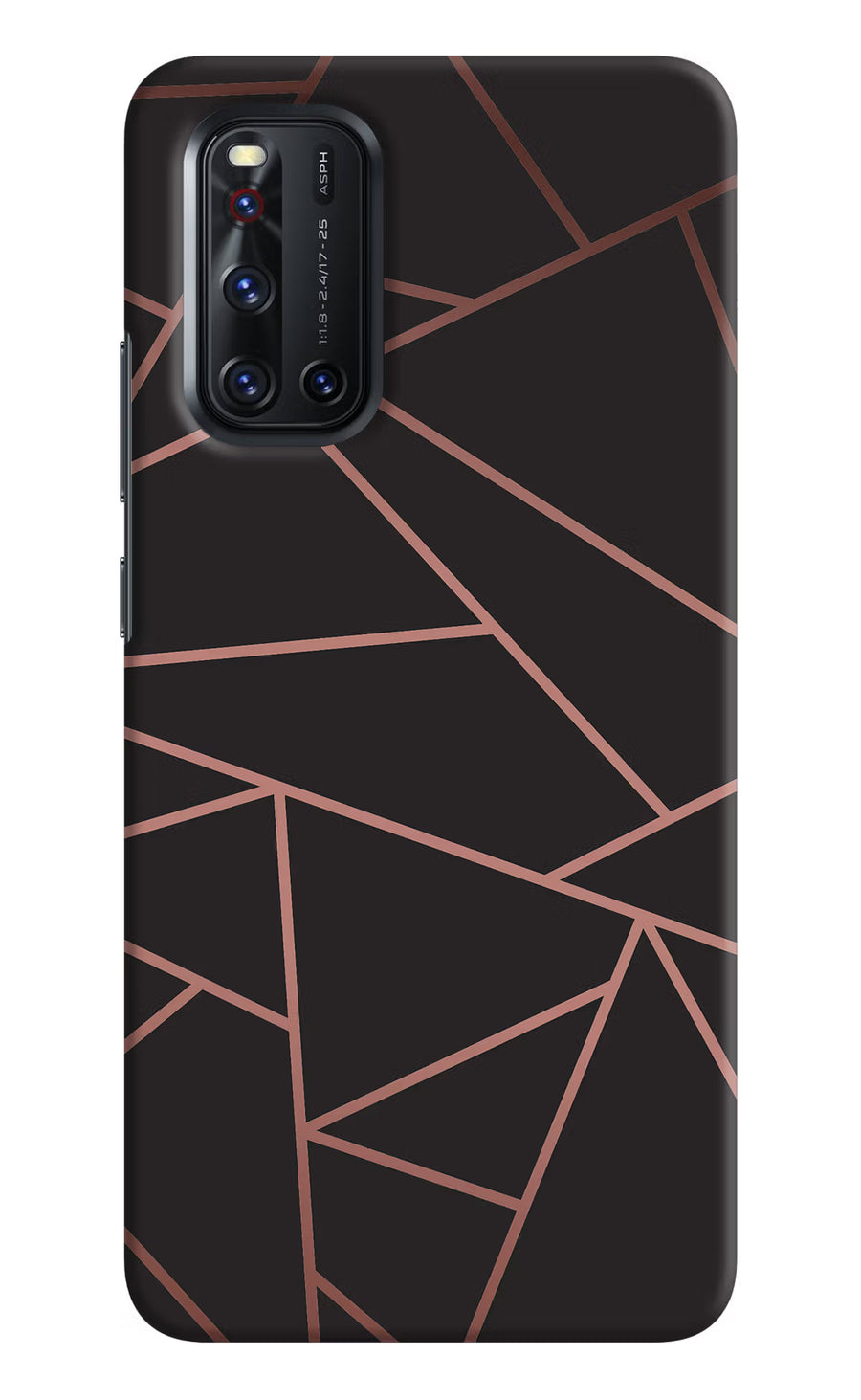 Geometric Pattern Vivo V19 Back Cover, Hard case