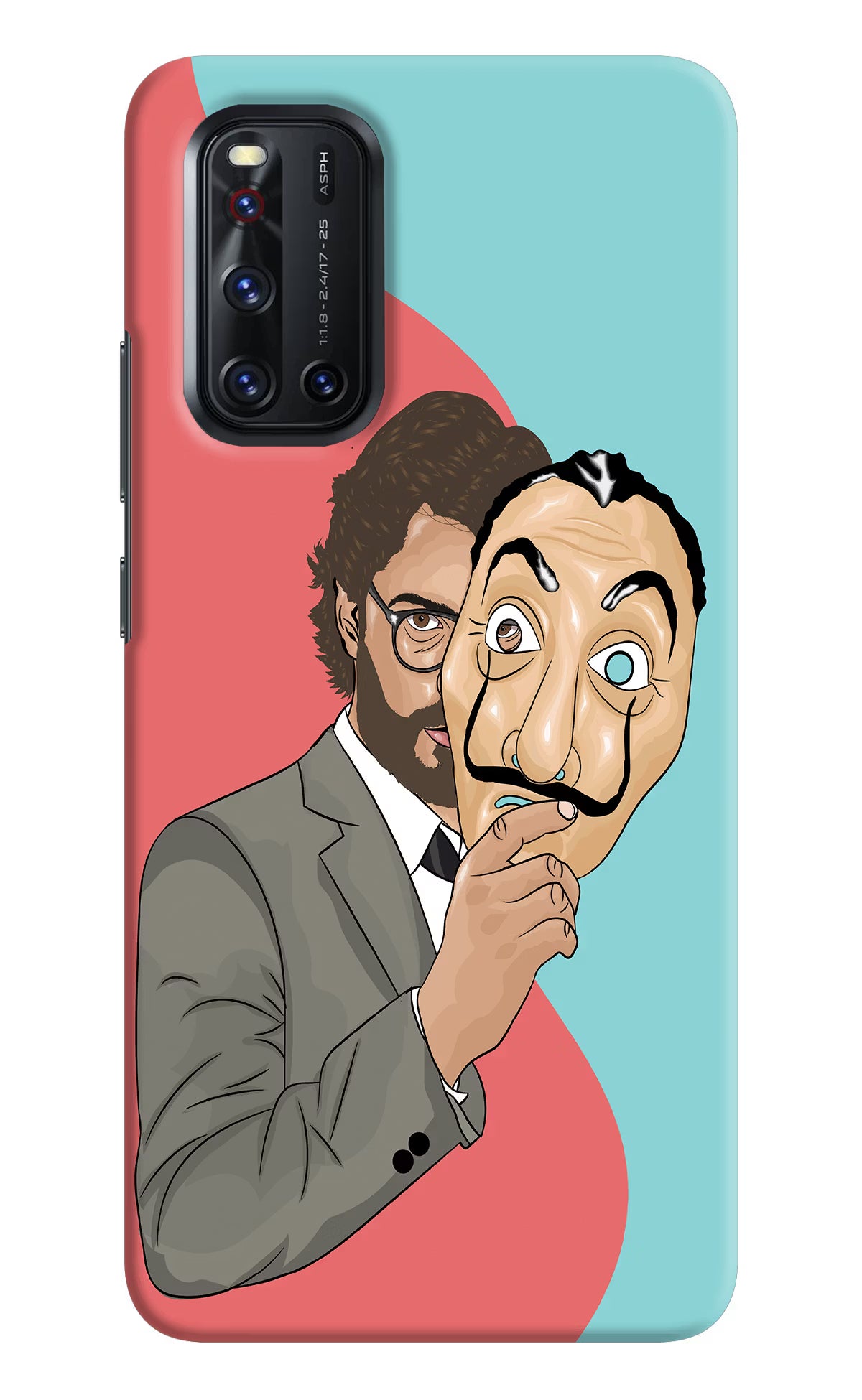 Professor Vivo V19 Hard Case Back Cover by Casekaro