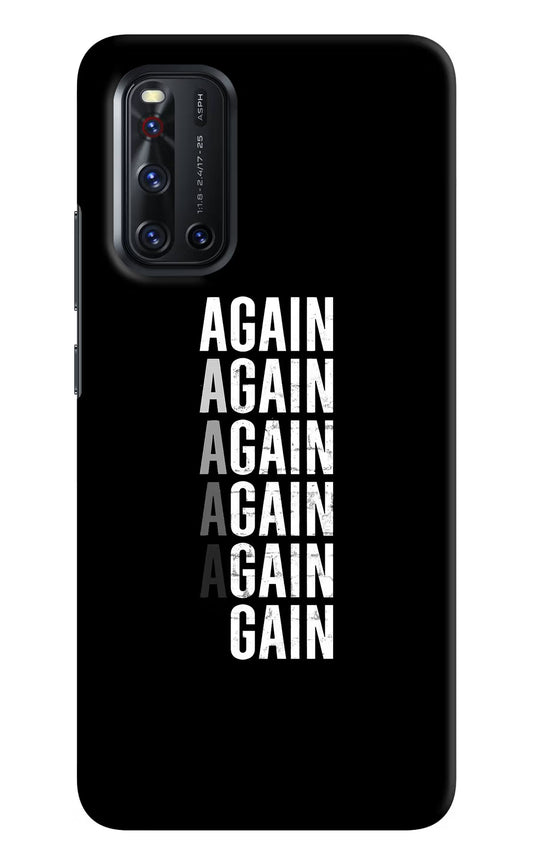 Again Again Gain Vivo V19 Hard Case Back Cover by Casekaro