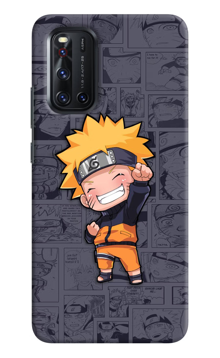 Chota Naruto Vivo V19 Back Cover, Hard case