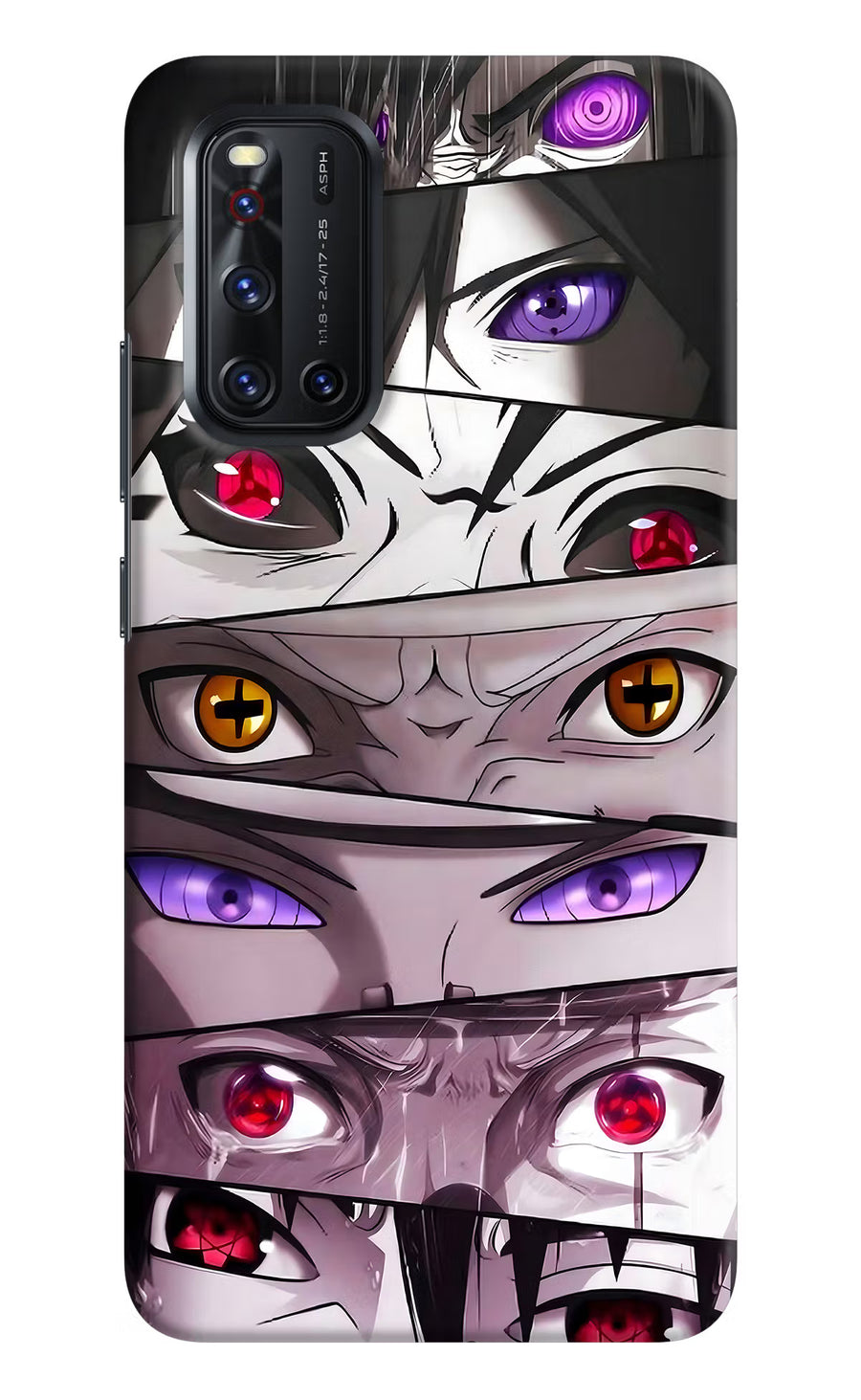 Naruto Anime Vivo V19 Back Cover, Hard case
