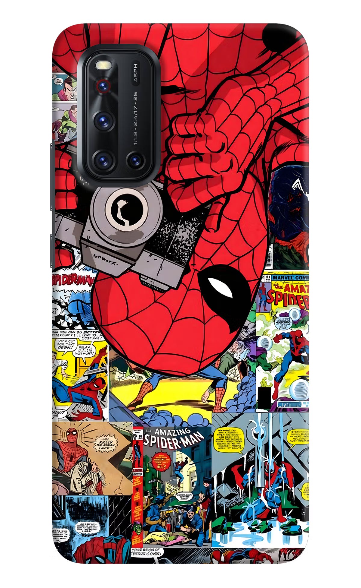 Spider Man Vivo V19 Hard Case Back Cover by Casekaro